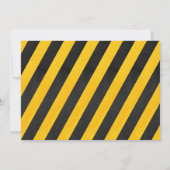 建築、ダンプトラック2nd誕生日 招待状 (裏面)