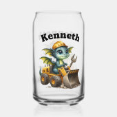 建築・トラックの中の喜びのドラゴン ガラス缶 (裏面)