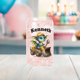 建築・トラックの中の喜びのドラゴン ガラス缶