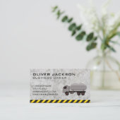 建築 | トラック天然ガス水 名刺 (スタンド正面)