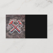 建築 |ハンマーのアイコン 予約カード (裏面)