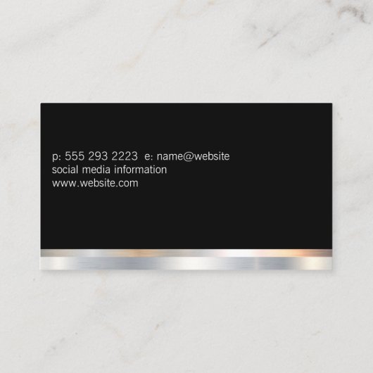 建築 |ハンマー工具を見る |街並 名刺 (裏面)