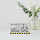 建築 | ハンマー | 具体的な注意 名刺 (スタンド正面)