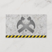 建築 | ハンマー | 具体的な注意 名刺 (裏面)