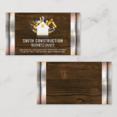 建築 |ハードウェアツール |木製リベット 名刺 (正面/裏面)