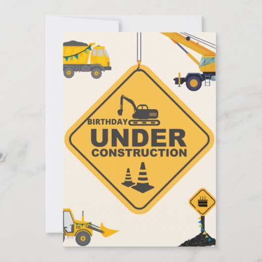 建築!バースデー 招待状 (裏面)