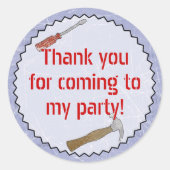 建築/ビルダパーティーカスタマイズ可能なシール ラウンドシール (正面)