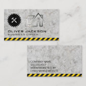 建築 | ビルダー | エステート実在改装 名刺 (正面/裏面)