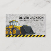 建築 |ブルドーザー |重機 名刺 (正面)