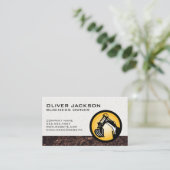 建築 | ブルドーザー | Dirt名刺 名刺 (スタンド正面)