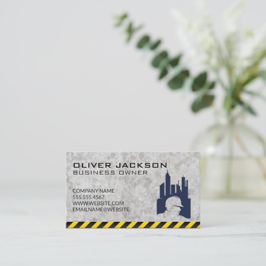 建築 |プロパティ開発者 名刺 (スタンド正面)