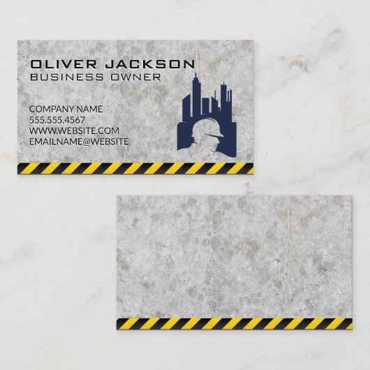 建築 |プロパティ開発者 名刺 (正面/裏面)