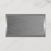 建築 |ホーム修復ツール |スチールテクスチャ 名刺 (裏面)