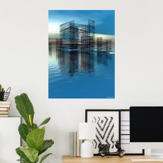 建築 ポスター (ホームオフィス)