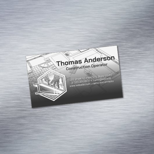 建築 マグネット名刺 (インサイチュ)