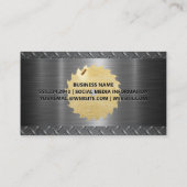 建築 | メタリック | ウッド 名刺 (裏面)