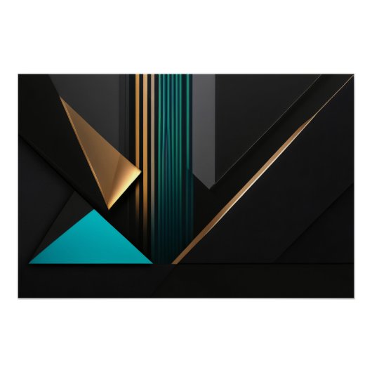 建築 モダン バランス ポスター (正面)