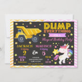 建築·ユニコーンジョイント誕生日招待状 招待状 (正面)