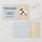 建築 |丸鋸 |ハンマーレンチ 名刺 (正面/裏面)