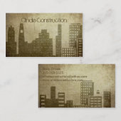 建築(今日の最も最高のな賞) 名刺 (正面/裏面)