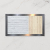 建築 |便利屋ツール |メタル縁ど 名刺 (裏面)