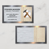 建築 |便利屋ツール |メタル縁ど 名刺 (正面/裏面)