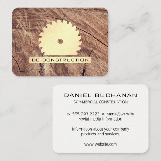 建築 名刺 (正面/裏面)