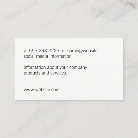 建築 名刺 (裏面)