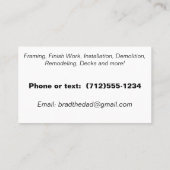 建築 名刺 (裏面)