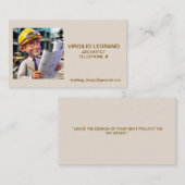 "建築" 名刺 (正面/裏面)