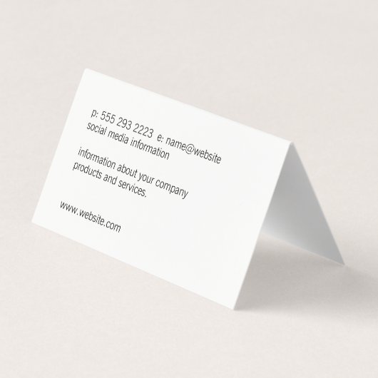 建築 名刺 (裏面)