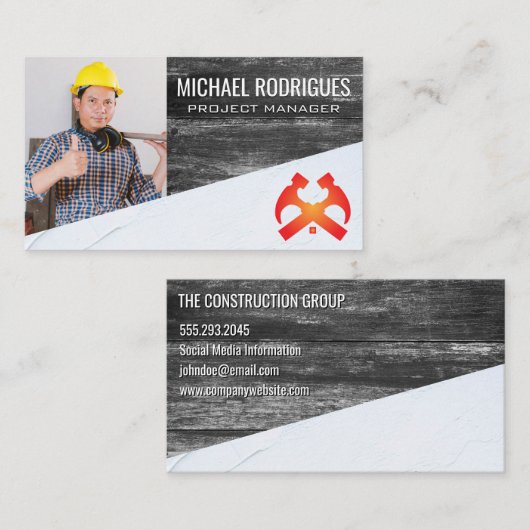 建築 | 大工ツール材料 名刺 (正面/裏面)