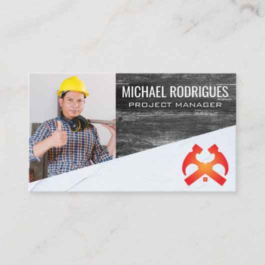 建築 | 大工ツール材料 名刺 (正面)