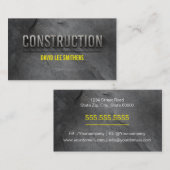 建築/契約モダン者 名刺 (正面/裏面)