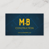 建築/契約業者向け名刺 名刺 (正面)