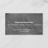 建築 |契約者の名刺 名刺 (裏面)