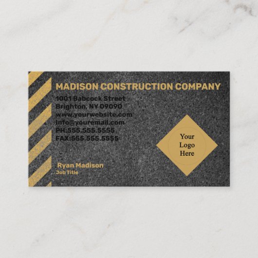 建築 |契約者  名刺 (正面)