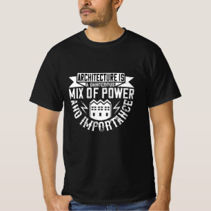 建築 – 建築はミックス Tシャツ