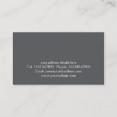 建築/建築家の名刺 名刺 (裏面)