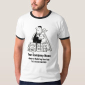 建築・建設サービス Tシャツ (正面)