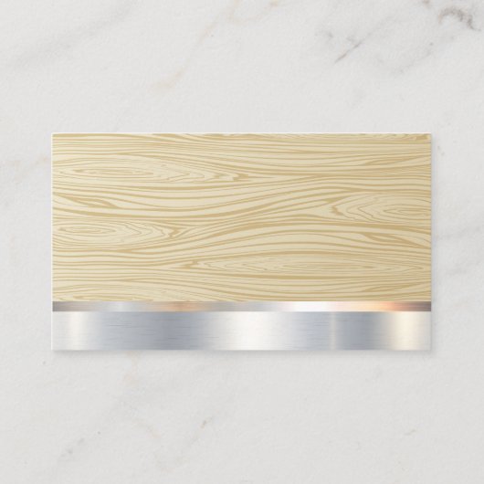 建築 |木目 |ハンマーレンチロゴ 名刺 (裏面)