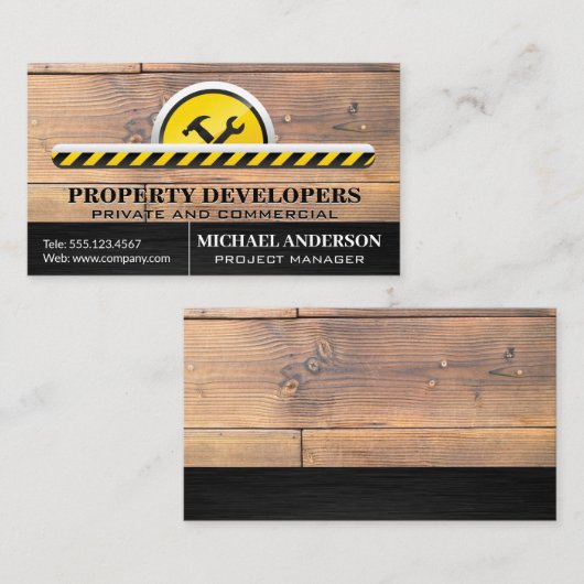 建築 | 請負人 | 大工 名刺 (正面/裏面)