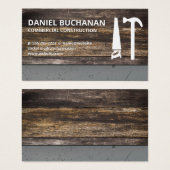 建築 |金属の傷つき木材 (正面&裏面)