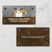 建築 |金属鋼 |木材 |ねじ 名刺 (正面/裏面)