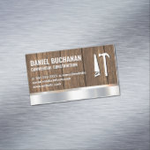 建築 |金属(木材) |ハンマー工具を見る マグネット名刺 (インサイチュ)