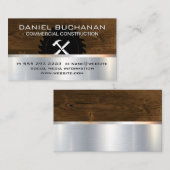 建築 |金属（木材） |大工ツール 名刺 (正面/裏面)