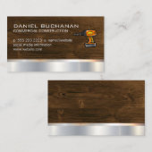 建築 |金属(木材) | Power Drill 名刺 (正面/裏面)