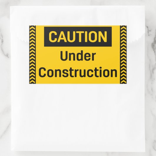 建築 長方形シール (バッグ)