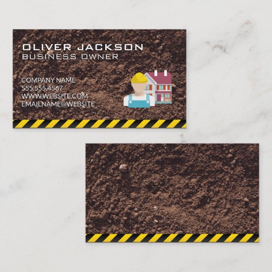 建築 | Dirt名刺 名刺 (正面/裏面)