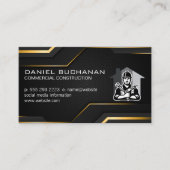 建築 | General Contractorロゴ 名刺 (正面)